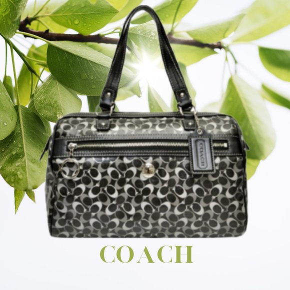 Coach Chelsea Signature Satchel Coated Canvas D1194-F1715 - Picture 1 of 7